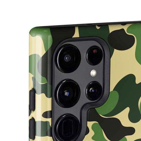 Green Street Camo Galaxy S25 Ultra Impact Case